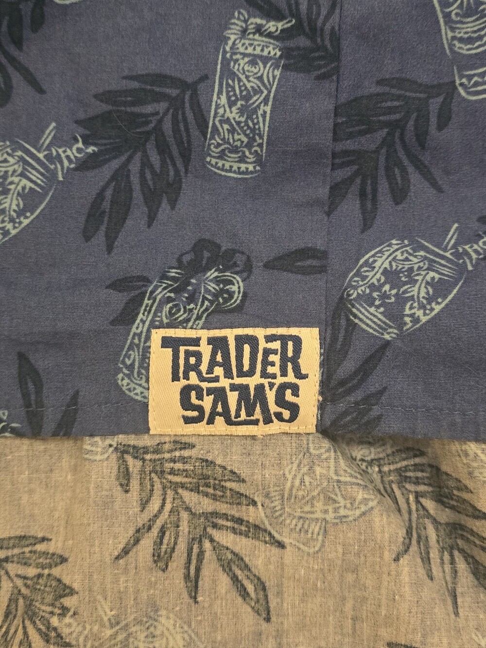 Disney Parks Trader Sam's Blue Tiki Grotto Printed Cotton Maxi Dress, XS - Picture 11 of 16
